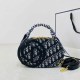 Black Gray Celebrities Elegant Letter Patchwork Zipper Bags