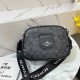 Black Gray Street Simplicity Letter Geometric Patchwork Bags