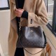 Coffee Elegant Letter Patchwork Bags