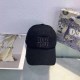 Black Street Simplicity Letter Patchwork Hat