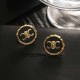 Black Simplicity Geometric Patchwork Earrings