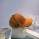 Brown Street Simplicity Letter Patchwork Hat