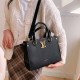 Black Street Simplicity Letter Patchwork Bags