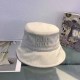 White Simplicity Letter Patchwork Hat