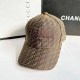 Brown Street Simplicity Letter Patchwork Hat
