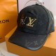 Black Street Simplicity Letter Patchwork Hat