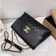 Black Street Simplicity Letter Patchwork Chains Bags