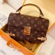 Khaki Street Letter Patchwork Bags