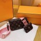 Pink Brown Street Simplicity Letter Patchwork Bags