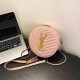Pink Street Simplicity Letter Chains Zipper Bags