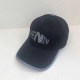 Black Street Simplicity Letter Embroidered Hat