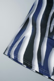 Black Casual Print Backless Strapless Regular Jumpsuits