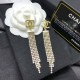 Gold Street Simplicity Letter Tassel Earrings