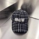 Black Casual Letter Patchwork Rhinestone Hat