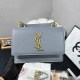 Gray Blue Casual Simplicity Letter Chains Bags