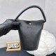 Black Casual Simplicity Solid Patchwork Bags(Without Box)