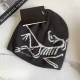 Dark Gray Street Simplicity Letter Patchwork Hat