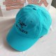 Blue Street Simplicity Letter Embroidered Hat