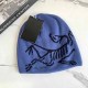 Blue Street Simplicity Letter Patchwork Hat