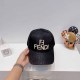 Black Street Simplicity Letter Embroidered Hat