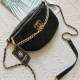 Black Street Simplicity Letter Chains Zipper Bags(Without Box)