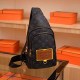 Black Street Letter Zipper Bags