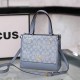 Blue Elegant Simplicity Letter Geometric Patchwork Bags