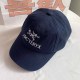 Navy Blue Street Simplicity Letter Embroidered Hat