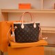 Coffee Elegant Letter Patchwork Bags