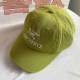 Green Street Simplicity Letter Embroidered Hat