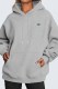 Light Gray Casual Street Print Animal Patchwork Hooded Collar Tops