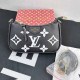 Black Casual Simplicity Letter Patchwork Zipper Bags
