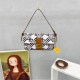 White Casual Simplicity Letter Patchwork Bags