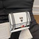 White Casual Simplicity Figure Letter Chains Bags