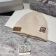 Cream White Casual Simplicity Letter Patchwork Hat