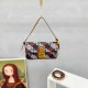 Red Casual Simplicity Letter Patchwork Bags