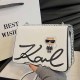 Cream White Casual Simplicity Figure Letter Chains Bags