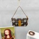 Brown Casual Simplicity Letter Patchwork Bags
