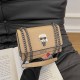 Khaki Casual Simplicity Figure Letter Chains Bags