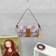 Pink Casual Simplicity Letter Patchwork Bags
