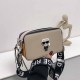 Khaki Casual Simplicity Figure Patchwork Zipper Bags