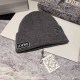 Grey Casual Simplicity Letter Patchwork Hat