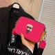 Rose Red Casual Simplicity Figure Patchwork Zipper Bags
