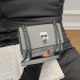 Grey Casual Simplicity Figure Letter Chains Bags
