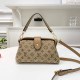 Khaki Elegant Letter Patchwork Bags