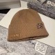 Khaki Casual Simplicity Letter Patchwork Hat