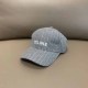 Grey Street Simplicity Letter Striped Embroidered Hat