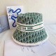 Green Casual Street Letter Embroidered Patchwork Hat