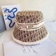 Khaki Casual Street Letter Embroidered Patchwork Hat
