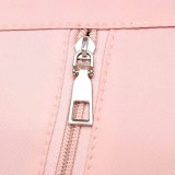 Light Gray Casual Simplicity Letter Zipper Bags